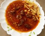عکس مرحله 2 از دستور برنج نیم دانه با قیمه مجلسی🍚😋