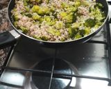 Foto del paso 1 de la receta: Tarta con sobrantes de brócoli cocido y yamaní