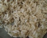 A picture of step 2 of Murmura ladoo.