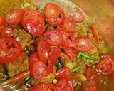 A picture of step 4 of Chicken Biryani ❤️.