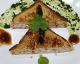 A picture of step 3 of Hung Curd Toast.