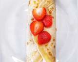 Foto del paso 3 de la receta: Filloas rellenas de fresas, nata y dulce de leche