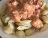 Rosés csirke tésztával recept fázis 4 fotója