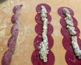Foto del passaggio 6 della ricetta Rose di pasta fresca (con crema di parmigiano e parmigiano verde)