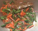 A picture of step 3 of Vegetable Fried Rice.