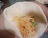 A picture of step 4 of Samose.