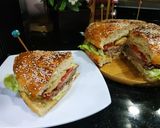 صورة لخطوة 12 من وصفة هبرغر عائلي 🍔🍔🍔🍔