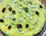 A picture of step 4 of Kesar Malai milk cake.