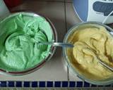 Kek Marble Pandan Vanilla (Tanpa Oven)