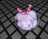 A picture of step 3 of Strawberry ice cream (Eggless).