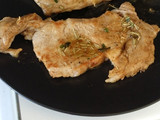 Μοσχαρίσια μπριζόλα με Baba ghanoush & γλυκοπατάτα