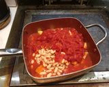 A picture of step 3 of Minestrone soup - classic winter warmer.
