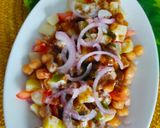 A picture of step 5 of Alo chana chat.