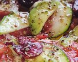 Foto del paso 6 de la receta Ensalada de verano con tomate pelado