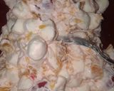 A picture of step 3 of Ambrosia salad.