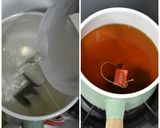 Gambar langkah 2 resipi Ice Tea Orange Rosemary.