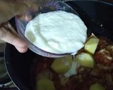 A picture of step 6 of Dajjad khubus pilaf without oven.