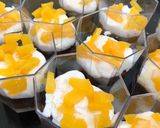 Foto del paso 5 de la receta: Postre de crema, durazno y dulce de leche