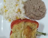 Foto del paso 13 de la receta: Morrón relleno de picadillo y puré de papa