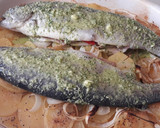 Foto del paso 4 de la receta: Trucha a la navarra -al horno-