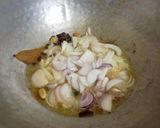A picture of step 1 of Chicken biryani.
