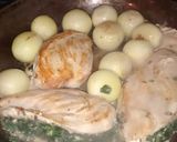 Foto del paso 3 de la receta: Pechugas de pollo rellenas con espinacas. Apto #DMA F2