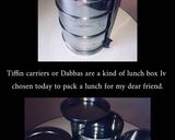 A picture of step 4 of Indian inspired tiffin lunch box.