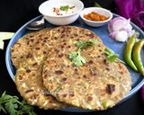 A picture of step 5 of Lauki Paratha.