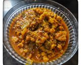 मुगवडी वांगे मिक्स भाजी (Mugvadi Vange Mix Bhaji Recipe In Marathi) रेसिपी स्टेप 7 फोटो 