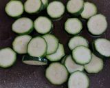 A picture of step 2 of Cold Pasta with Zucchini and Smoked Salmon.