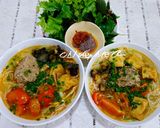 Hình bước làm 3 của món Bún riêu cua ốc