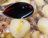 Hình bước làm 5 của món Canh sườn bò hầm kiểu Hàn
