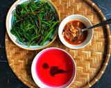 Hình bước làm 1 của món Canh Nước Rau Dền Luộc