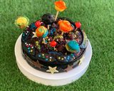 A picture of step 3 of Outer Space Cake.