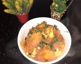 Egg potato masala recipe step 6 photo