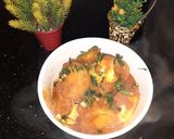 A picture of step 6 of Egg potato masala.