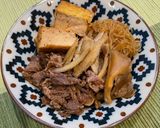 A picture of step 4 of 15-Minute Sukiyaki-Style Simmered Beef.