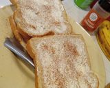 A picture of step 1 of Fried Peanut Butter & Banana Sandwiches 🥜🍌🍞.