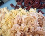 A picture of step 2 of Elenore's Surprise Noodles.