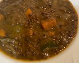 Foto del paso 9 de la receta: Lentejas caviar con boniato y calabacín
