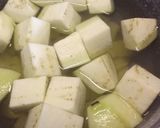 A picture of step 1 of Polpette di orata e melanzana.