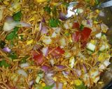 A picture of step 3 of Chiness bhel.