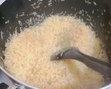 A picture of step 1 of Fried Rice with Grilled chicken.