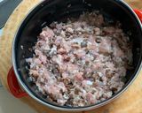 Hình bước làm 1 của món Đậu hủ dồn thịt sốt cà