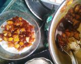 A picture of step 3 of Sabudana Apple pudding.