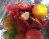 A picture of step 1 of Bright light Jellof & P.P Chiken -fish with Sunrise Spinach.