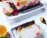 Cara Membuat Puding Lapis Buah Santan 4