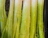 A picture of step 4 of Oven roasted leek.