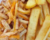 Une image de l'étape 5 de Poivrons à la crème et lardon de poulet.