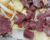Foto langkah ke 1 dari resep Daging Iris Kecap Pedas.